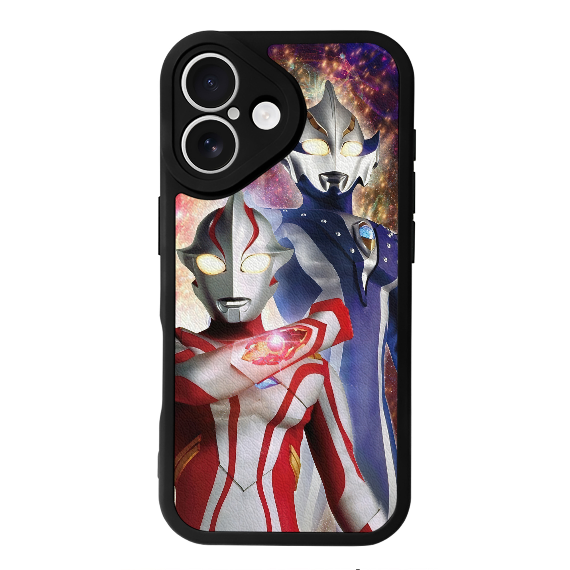 （画像用） ウルトラマン Ultraman 【iPhone 16シリーズ対応】シリコンスマホケース（レザー調） 材質：シリコン
